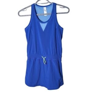 Ivivva Ready‎ Set Goal Cobalt Blue Dress Girls Size 10